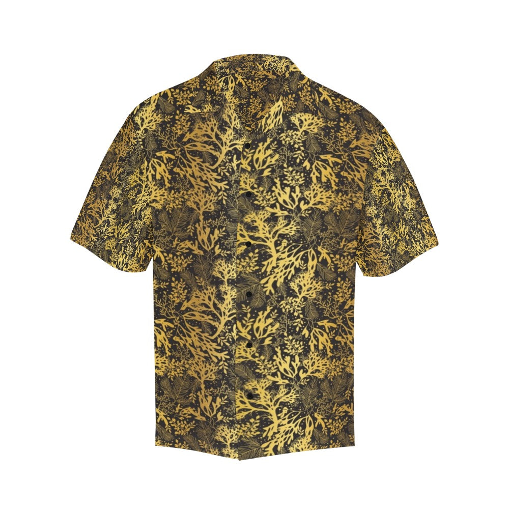 Seaweed Print Design LKS303 Men's Hawaiian Shirt