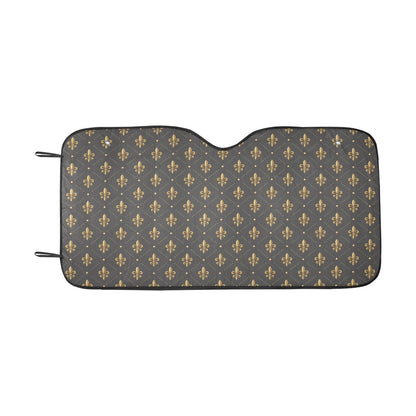 Fleur De Lis Print Design LKS402 Car front Windshield Sun Shade