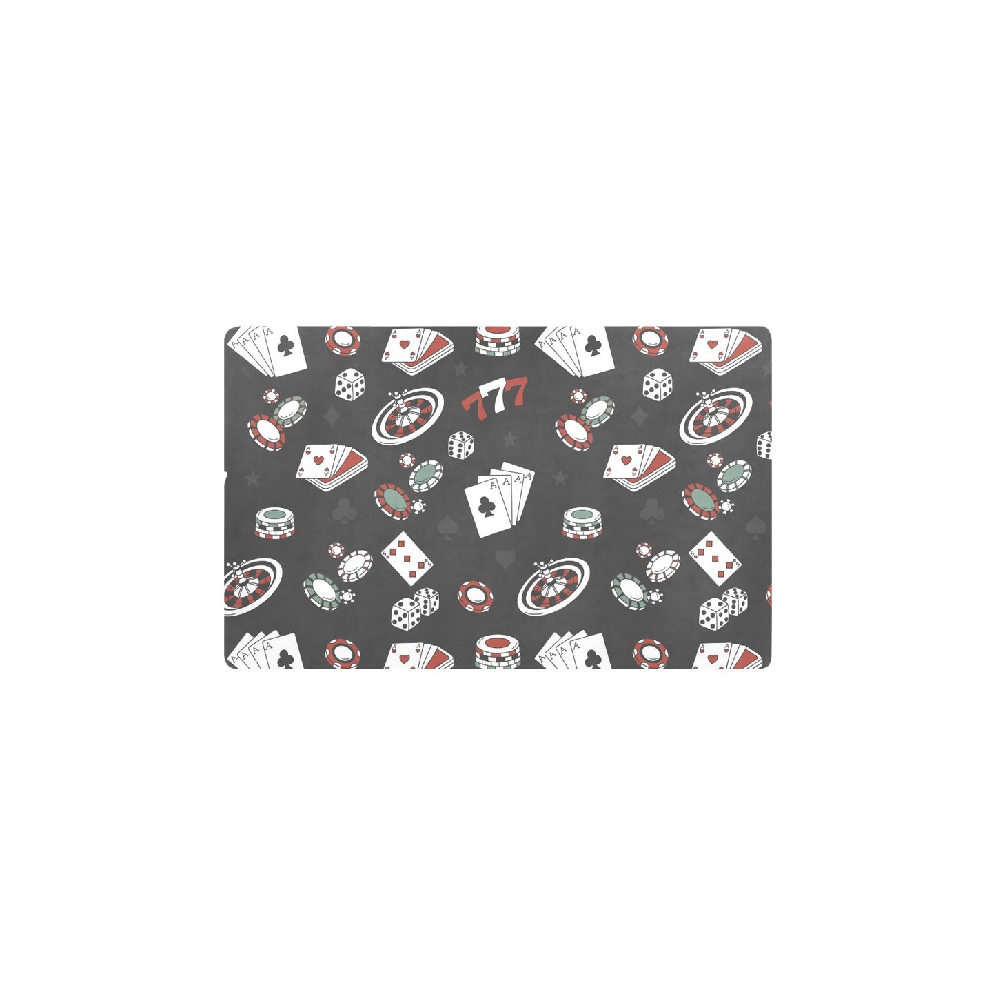 Casino Pattern Print Design 02 Kitchen Mat