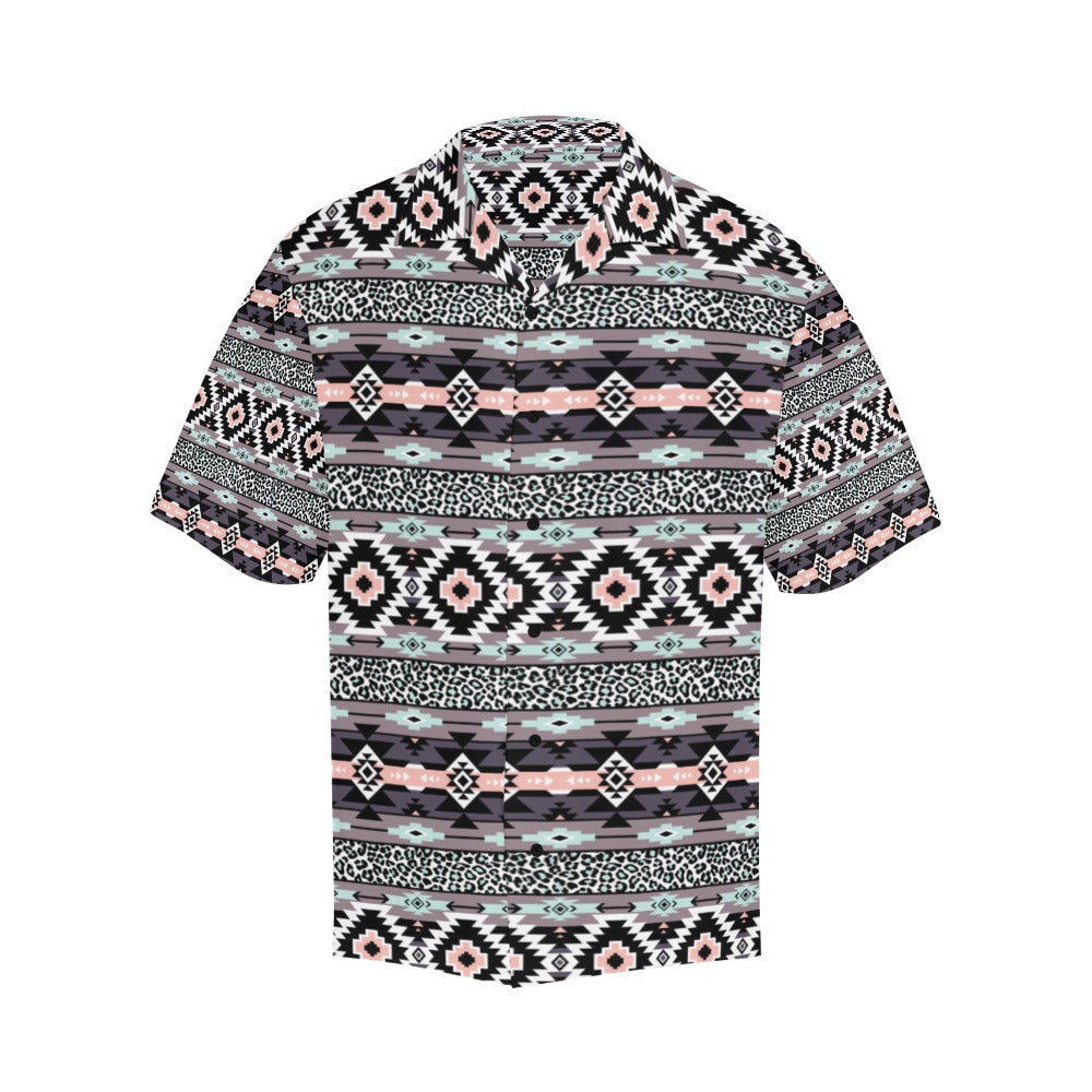 Safari Pattern Print Design LKS302 Men's Hawaiian Shirt