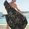 Tiger Japan Style Print Design LKS305 Beach Towel 32" x 71"