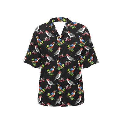 Birds Pattern Print Design 06 Women's Hawaiian Shirt