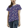 Butterfly Print Design LKS303 Women's  T-shirt