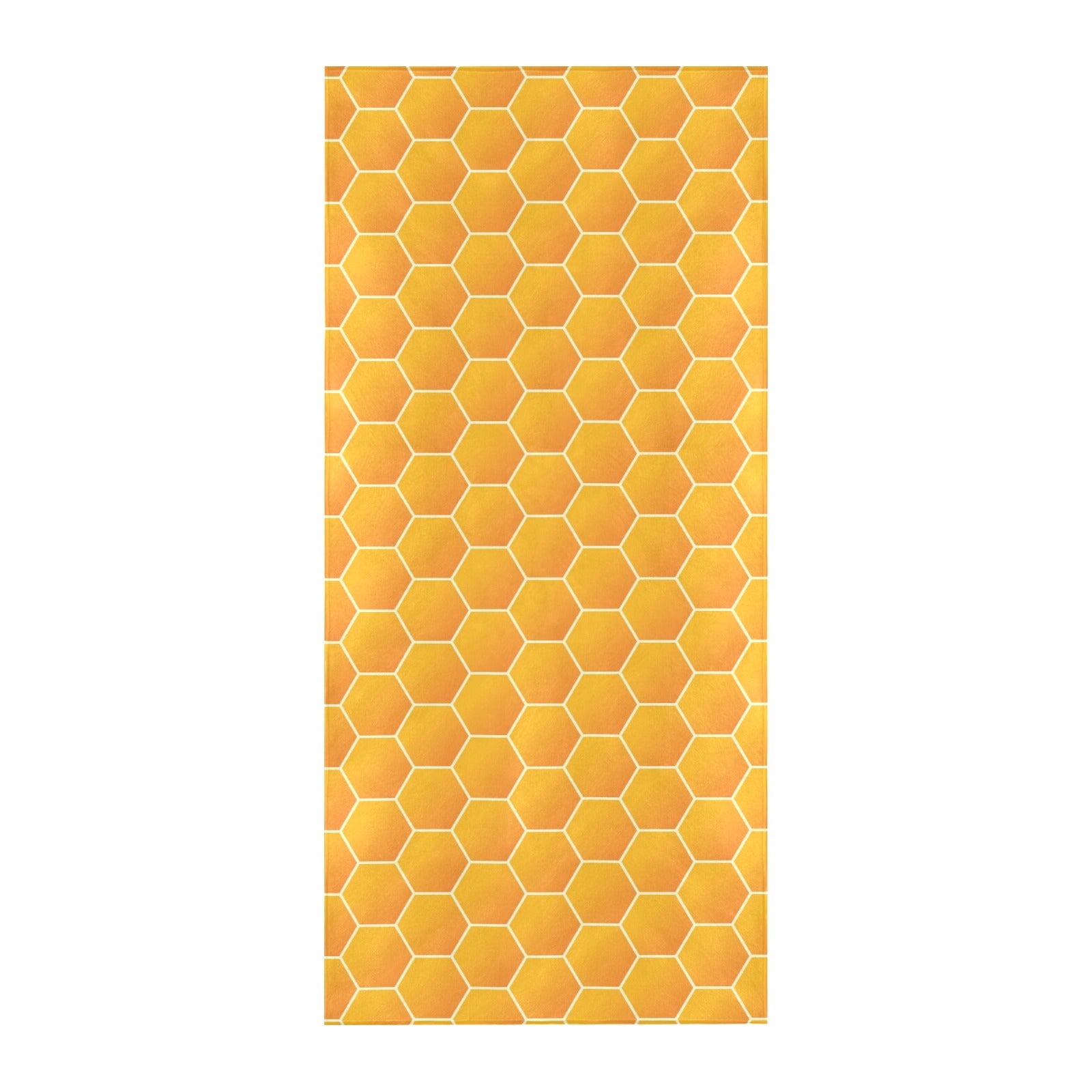 Honey Bee Honeycomb Print Design LKS3011 Beach Towel 32" x 71"