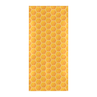 Honey Bee Honeycomb Print Design LKS3011 Beach Towel 32" x 71"