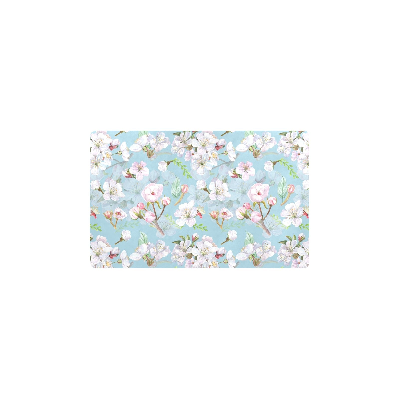 Apple blossom Pattern Print Design AB06 Kitchen Mat