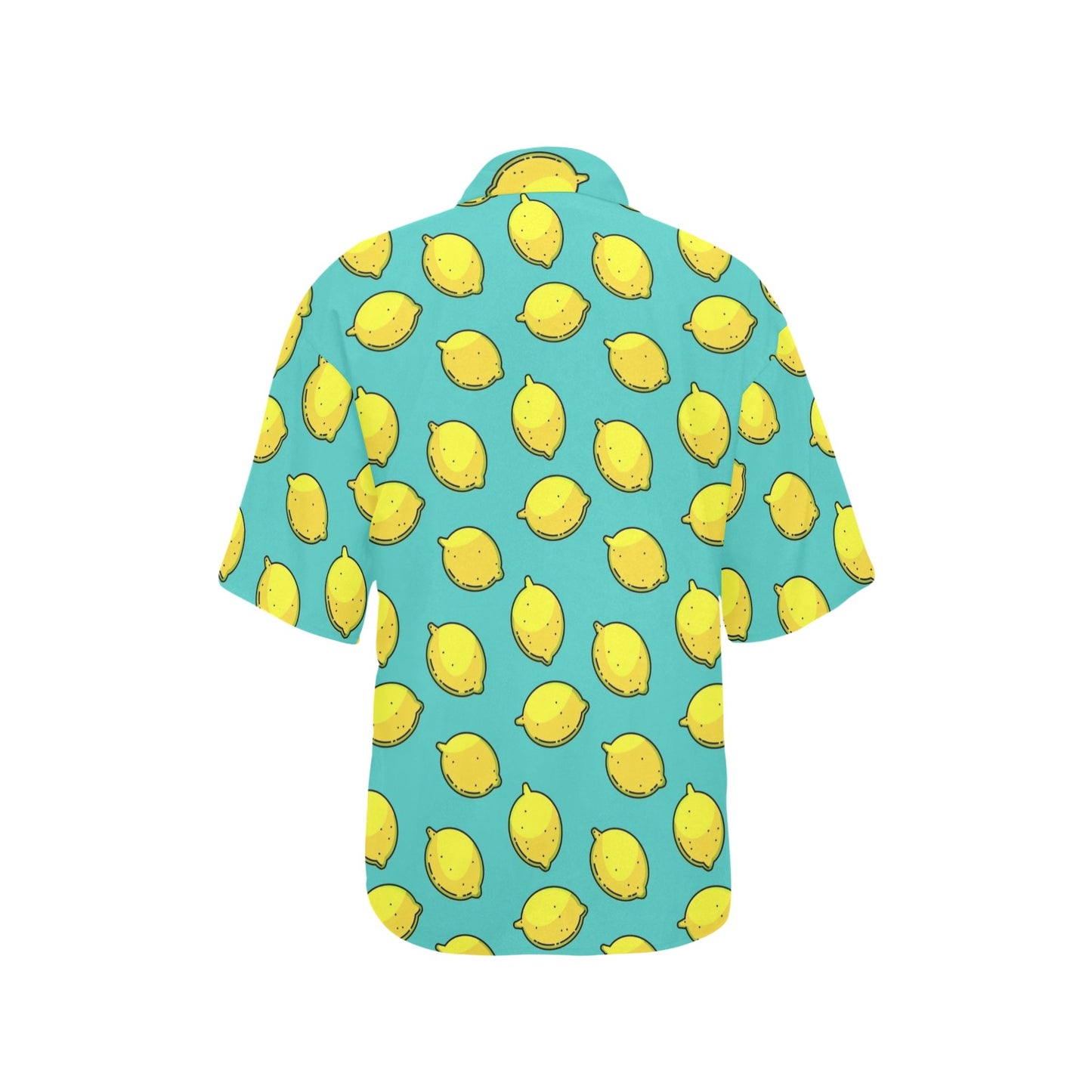 Lemon Pattern Print Design LM04 Women's Hawaiian Shirt