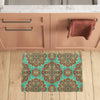 Medallion Pattern Print Design 02 Kitchen Mat