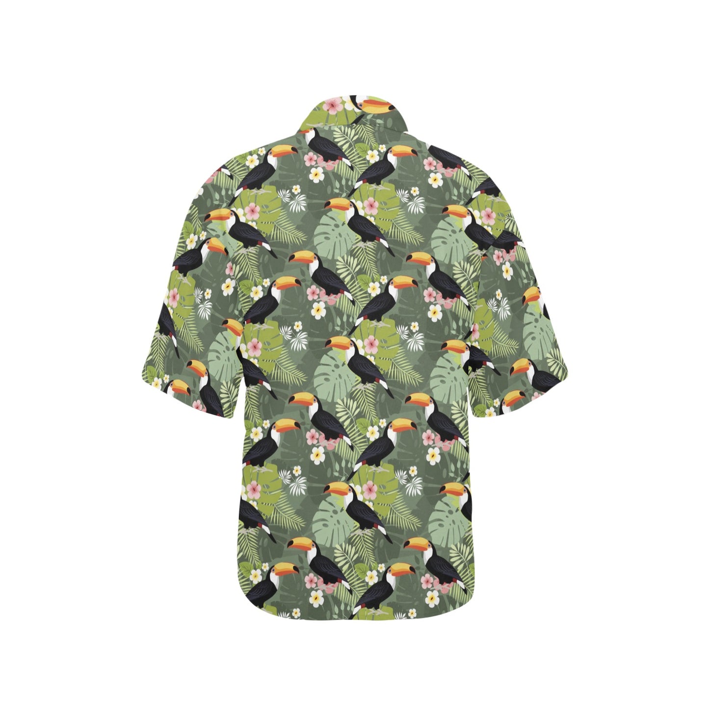 Toucan Print Design LKS304 Women's Hawaiian Shirt
