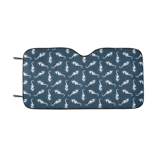 SeaHorse Print Design LKS402 Car front Windshield Sun Shade