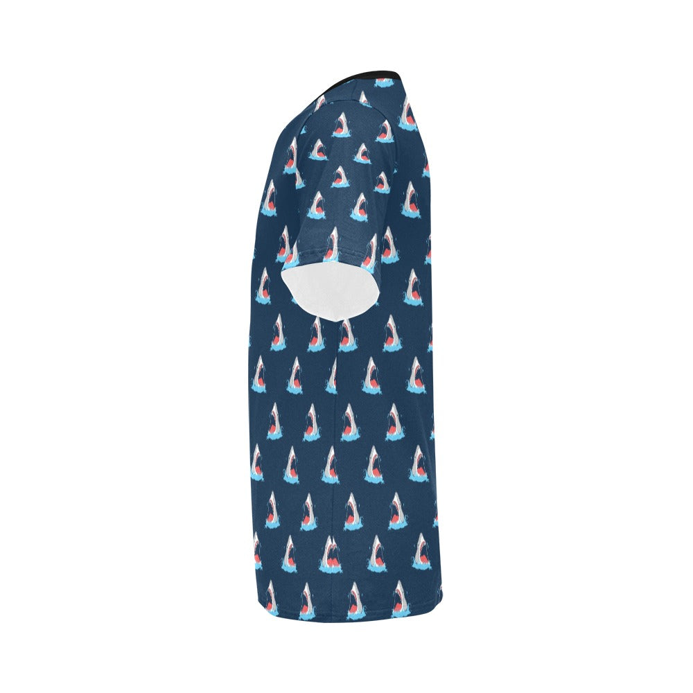 Shark Print Design LKS3010 Men's All Over Print T-shirt