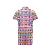 Indian Navajo Neon Themed Design Print Men's Romper