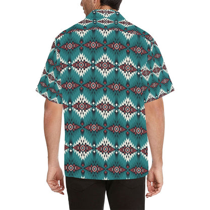 Southwest Pattern Print Design LKS308 Men's Hawaiian Shirt