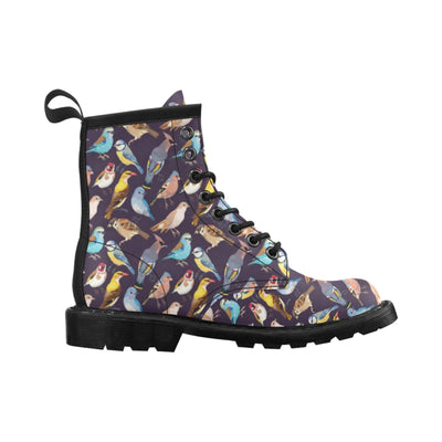 Bird Cute Print Pattern Women's Boots