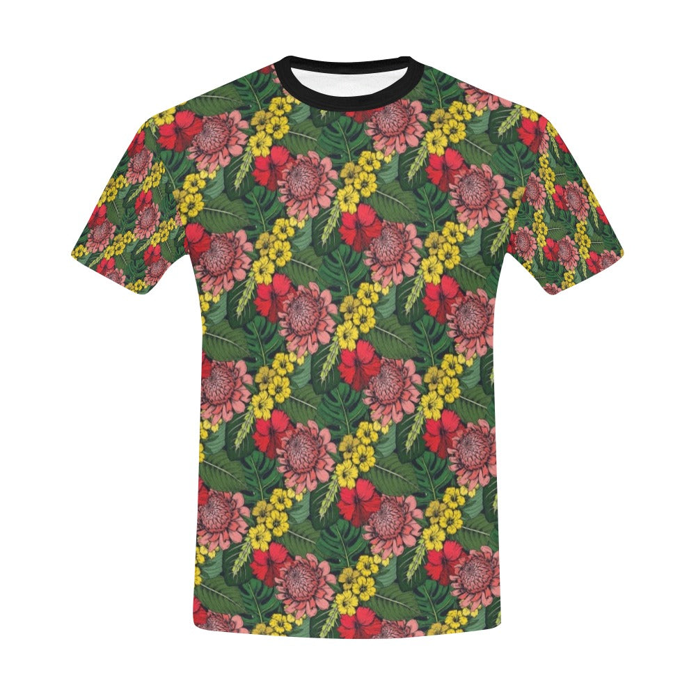 Summer Floral Print Design LKS305 Men's All Over Print T-shirt