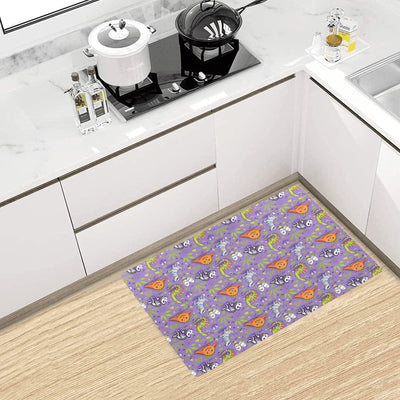 Zombie Dinosaur Print Design LKS302 Kitchen Mat