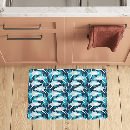 Shark Design Print Kitchen Mat