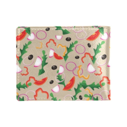 Salad Print Design LKS303 Men's ID Card Wallet
