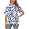 Hibiscus Pattern Print Design HB013 Women's Hawaiian Shirt