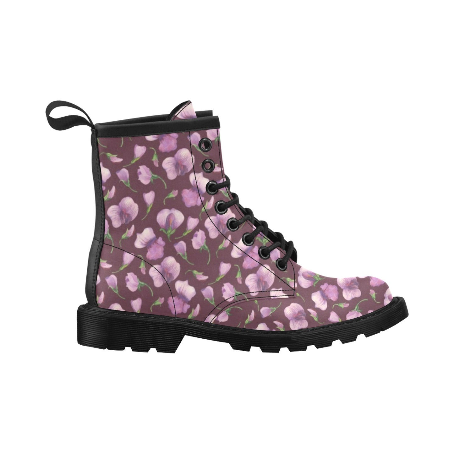 Peony Pattern Print Design PE010 Women's Boots