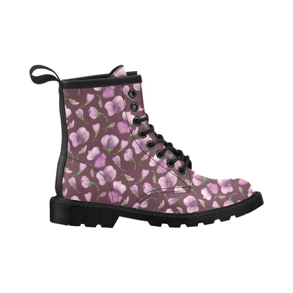Peony Pattern Print Design PE010 Women's Boots