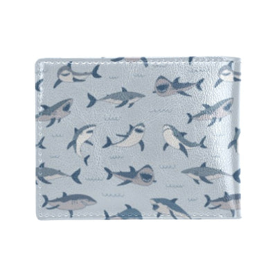 Shark Print Design LKS304 Men's ID Card Wallet