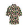 Cactus Pattern Print Design 06 Women's Hawaiian Shirt