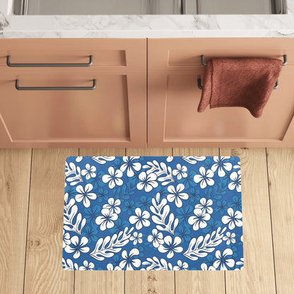 Plumeria Pattern Print Design PM015 Kitchen Mat