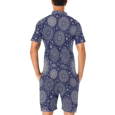 Mandala Pattern Print Design 02 Men's Romper