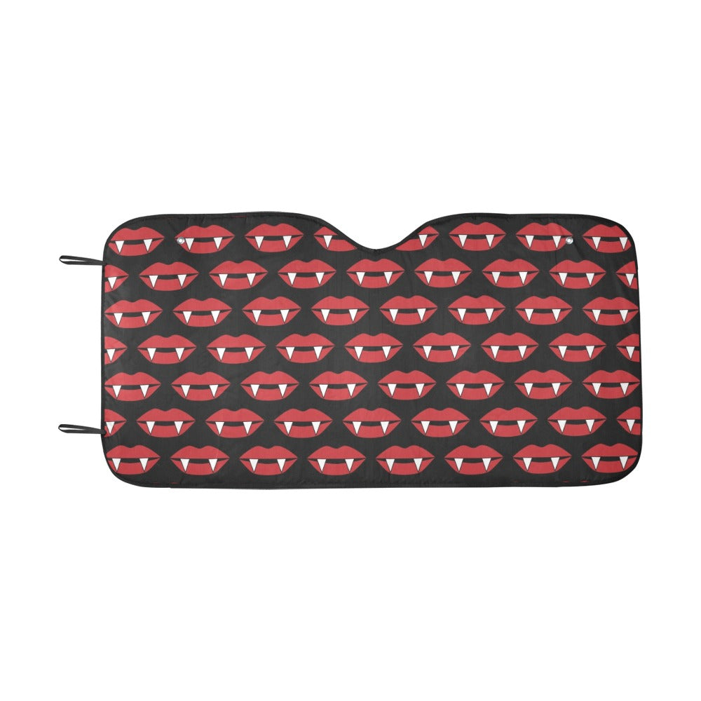 Vampire Lips Print Design LKS302 Car front Windshield Sun Shade