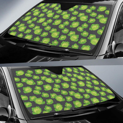 Cabbage Pattern Print Design 01 Car Sun Shade-JORJUNE.COM