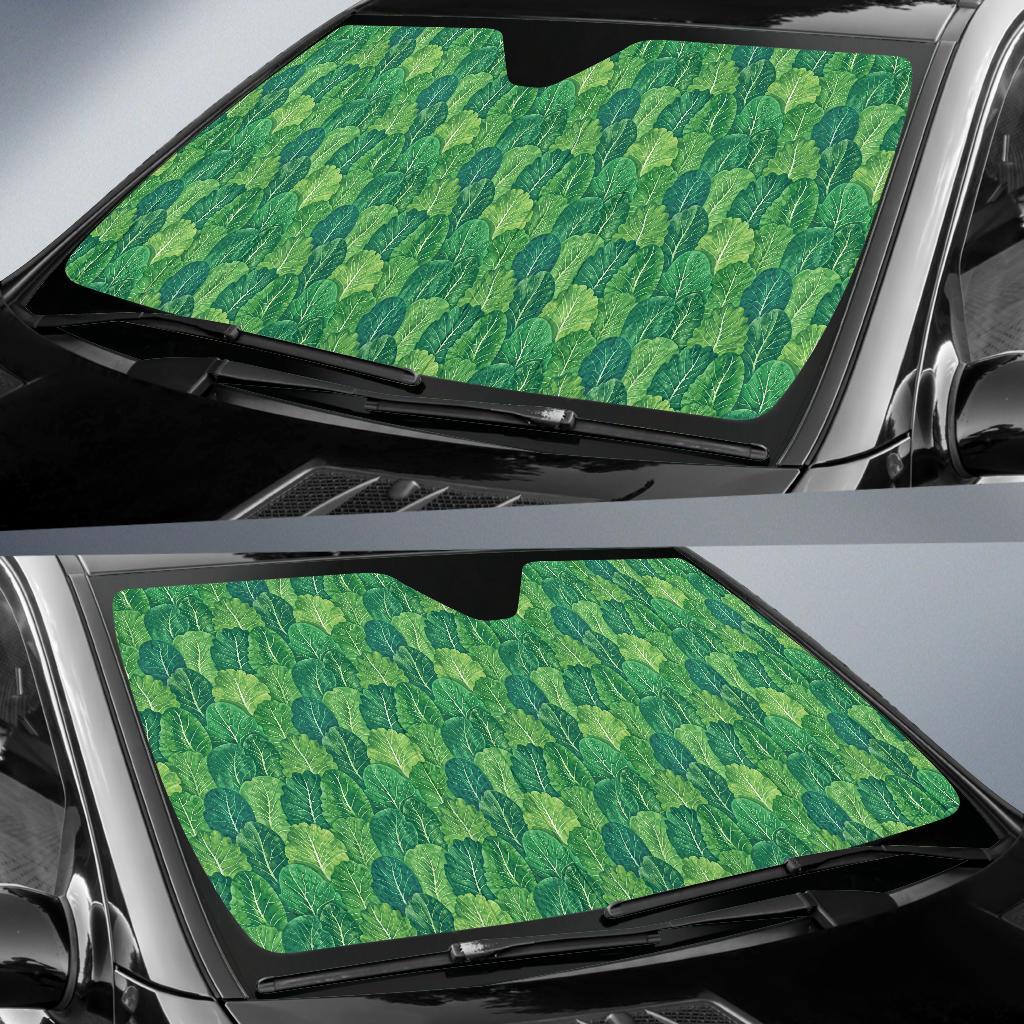 Cabbage Pattern Print Design 02 Car Sun Shade-JORJUNE.COM
