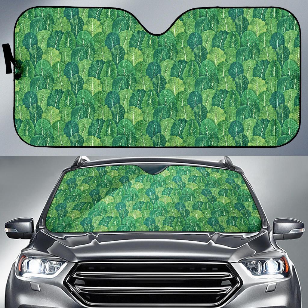 Cabbage Pattern Print Design 02 Car Sun Shade-JORJUNE.COM