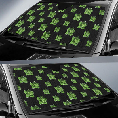 Cabbage Pattern Print Design 03 Car Sun Shade-JORJUNE.COM