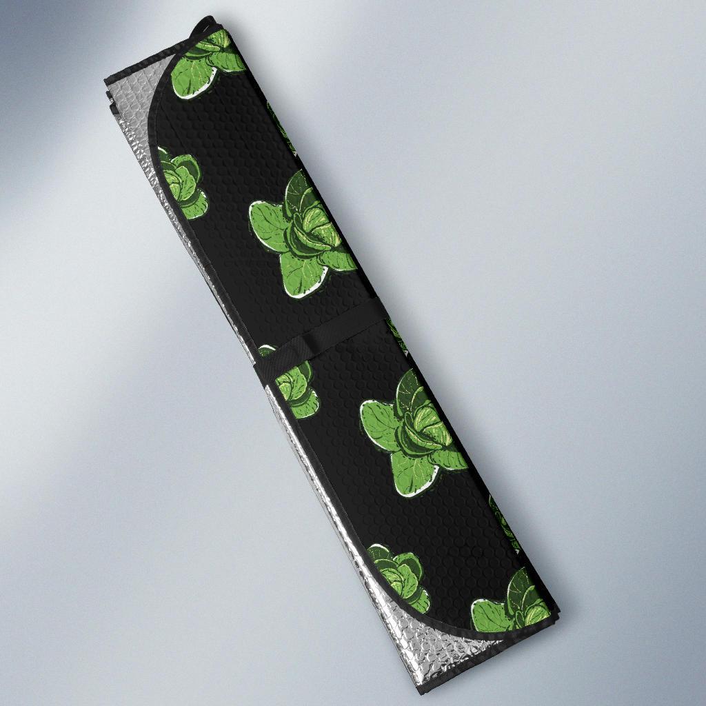 Cabbage Pattern Print Design 03 Car Sun Shade-JORJUNE.COM