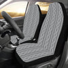 Cable Knit Pattern Print Design 01 Car Seat Covers (Set of 2)-JORJUNE.COM