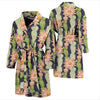 Cactus Pattern Print Design 01 Men Bathrobe-JORJUNE.COM