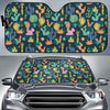 Cactus Pattern Print Design 05 Car Sun Shade-JORJUNE.COM