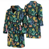 Cactus Pattern Print Design 05 Men Bathrobe-JORJUNE.COM