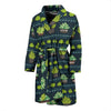 Cactus Pattern Print Design 07 Men Bathrobe-JORJUNE.COM