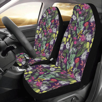 Cactus Pattern Print Design 08 Car Seat Covers (Set of 2)-JORJUNE.COM