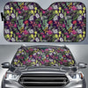 Cactus Pattern Print Design 08 Car Sun Shade-JORJUNE.COM