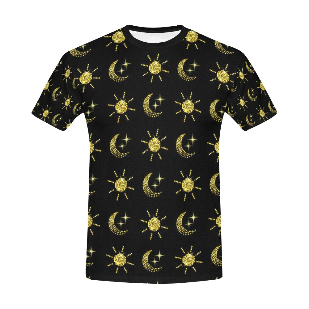 Sun Moon Print Design LKS304 Men's All Over Print T-shirt