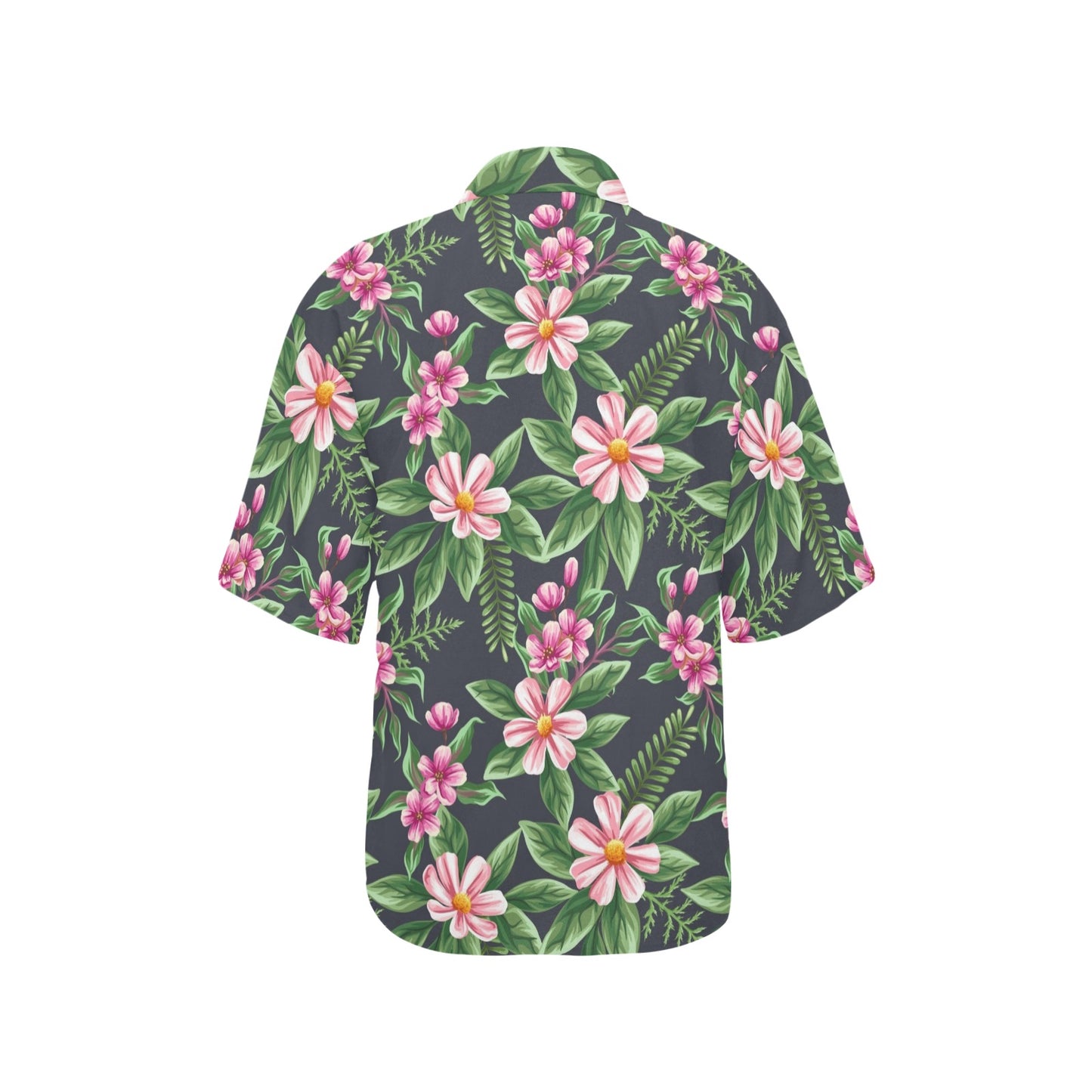 Summer Floral Pattern Print Design SF010 Women's Hawaiian Shirt