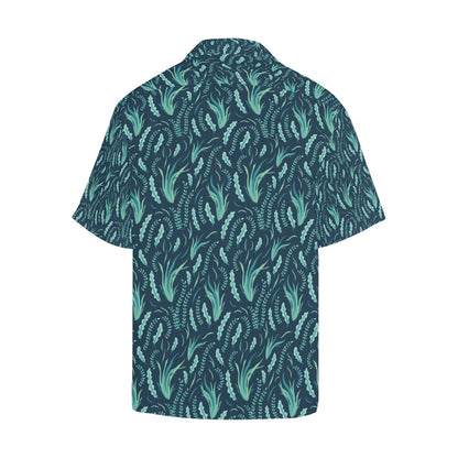 Seaweed Print Design LKS302 Men's Hawaiian Shirt