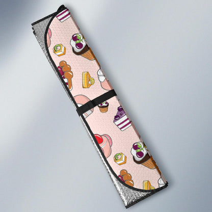 Cake Pattern Print Design 01 Car Sun Shade-JORJUNE.COM