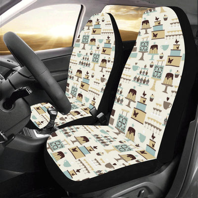 Cake Pattern Print Design 02 Car Seat Covers (Set of 2)-JORJUNE.COM