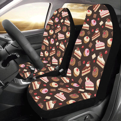 Cake Pattern Print Design 04 Car Seat Covers (Set of 2)-JORJUNE.COM