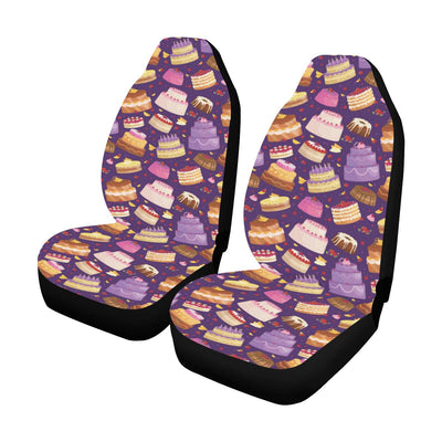 Cake Pattern Print Design 05 Car Seat Covers (Set of 2)-JORJUNE.COM