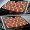 Calendar Aztec Pattern Print Design 01 Car Sun Shade-JORJUNE.COM